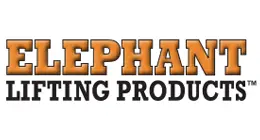 Elephant Lifting Products logo in orange text.