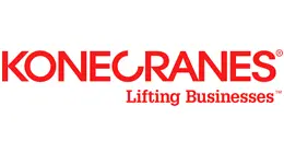 Konecranes logo with "Lifting Businesses" slogan.